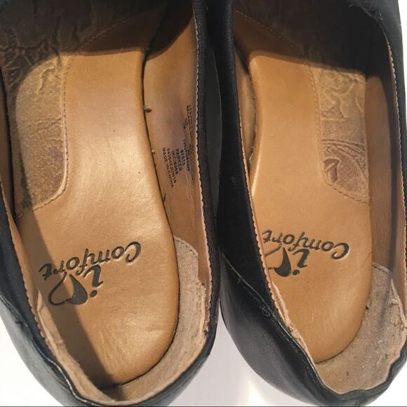 I Love Comfort  black leather/fabric shoes size 7 - Picture 8 of 8